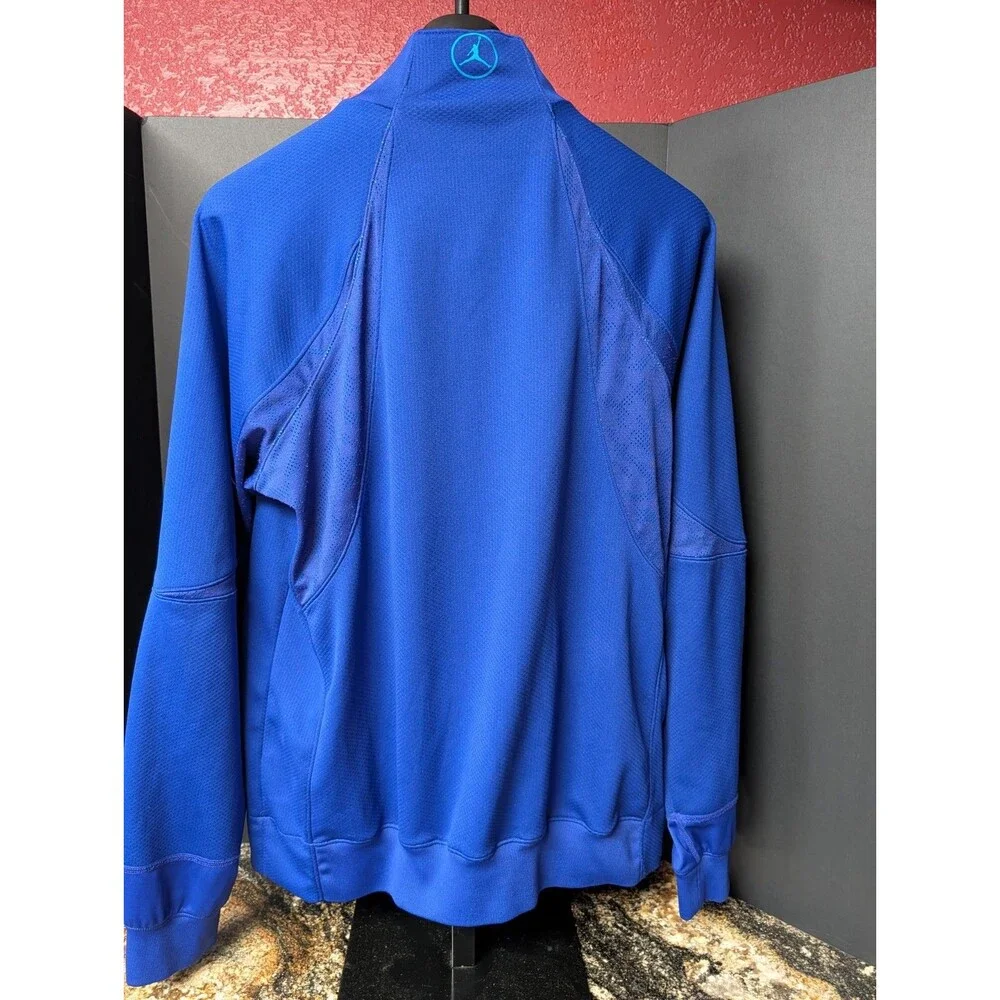 Air Jordan Dri Fit Indigo & Blue Full Zip Jacket Size Large Mens Unisex